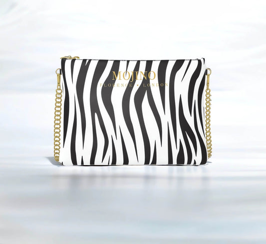 Zebra Elegance - Crossbody Bag